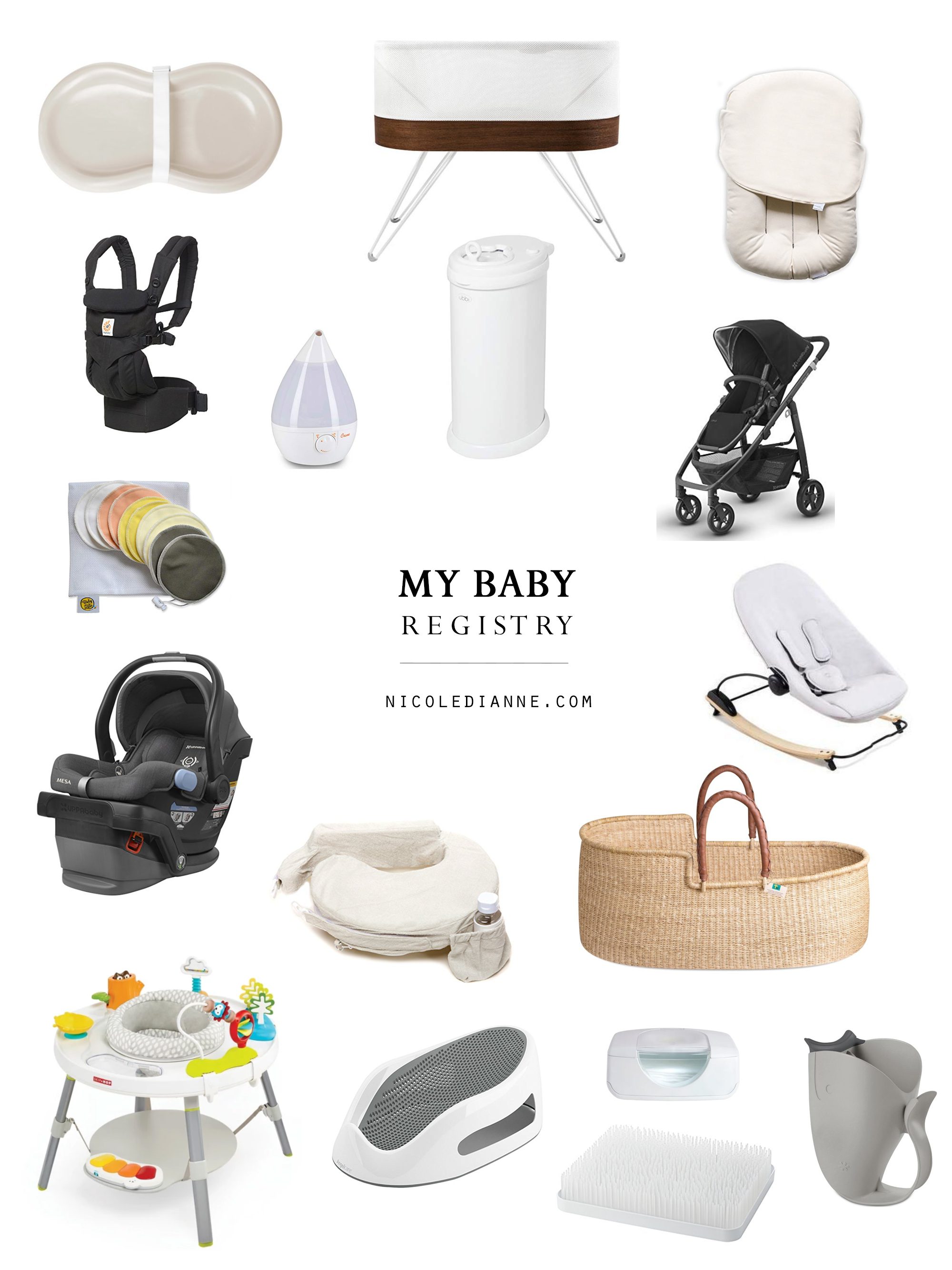 baby registry, newborn must haves, baby items, newborn, nicole dianne